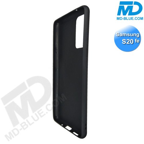 Samsung S20fe - Telefoonhoesje - Achterkantje - Silliconen - Zwart Samsung S20fe - Telefoonhoesje - Achterkantje - Silliconen - Zwart