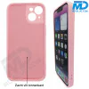 iPhone Back Cover Luxe Siliconen met lensbescherming Barby Rose