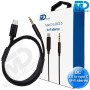 MDblue - Jack Kabel 3.5 mm - AUX Kabel - DC 3.5 to Type C - Universeel - Zwart
