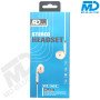 MDblue - In Ear - Stereo Headset - Oortjes - 3.5mm jack - Wit