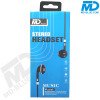 MDblue - In Ear - Stereo Headset - Oortjes - 3.5mm jack - Zwart