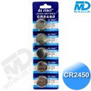 Knoopcel Batterijen CR2450 Lithium 5 stuks / 3V