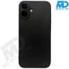 iPhone 16 Plus- Siliconen Hoesje- Zwart