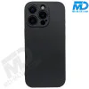 iPhone 16 Pro - Siliconen Hoesje- Zwart