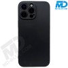 iPhone 16 Pro Max - Siliconen Hoesje- Zwart