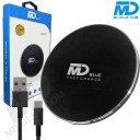 MDblue Draadloze Oplader 10W – Qi Snellader met USB-C & 80cm Kabel