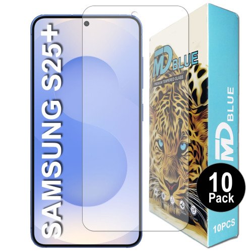 Screenprotector voor Samsung S25 Plus - 0.3 mm 2.5 D - Beschermglas - 10 Pack 
