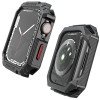 Bumper - Hoesje - voor Apple Watch 45 mm - Zwart / Rood