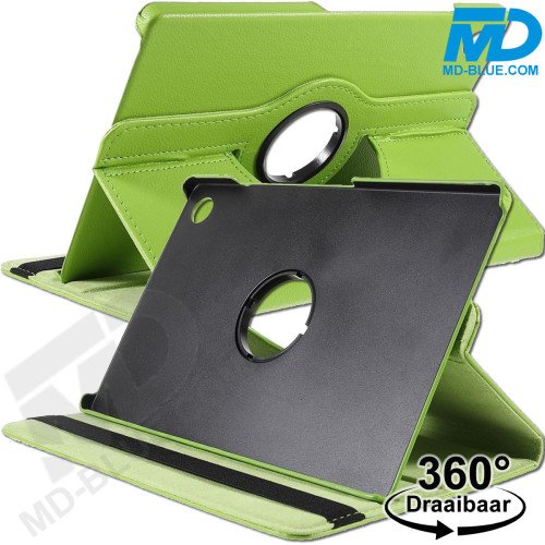 MDblue 360° Draaibare Tablethoes voor Samsung Galaxy Tab A9 Plus – Lime Groen MDblue 360° Draaibare Tablethoes voor Samsung Galaxy Tab A9 Plus – Lime Groen
