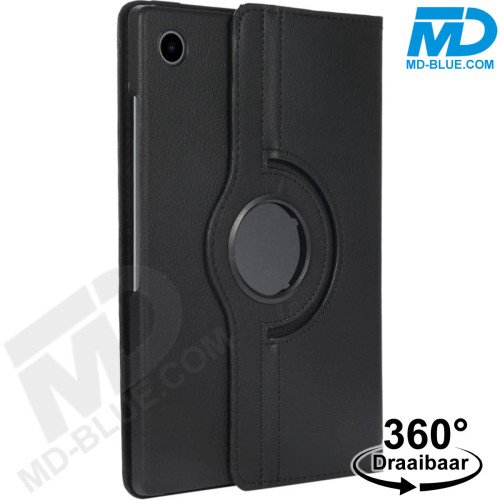 MDblue 360° Draaibare Tablethoes voor Samsung Galaxy Tab A9 Plus – Zwart
