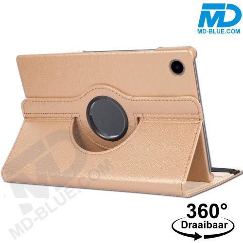 MDblue 360° Draaibare Tablethoes voor Samsung Galaxy Tab A9 Plus – Goud