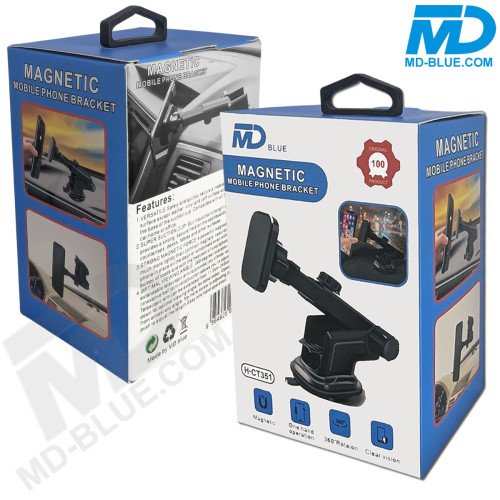 Telefoonhouder Auto Universeel met zuignap en magneet voor dashboard of raam