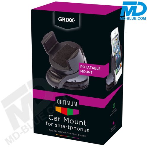 Grixx - Universele auto telefoonhouder voor Raam of dashboard