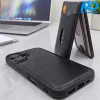 iPhone 16 Telefoonhoesje - Back Cover - Magsafe Compatible met Pasjes Houder- 2 in 1 - Zwart  