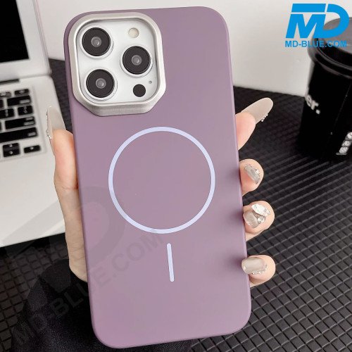 MDblue Premium Siliconen Hoesje met MagSafe Ring – Paars – iPhone 17 Air