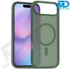 MDblue Transparant Groene Frosted Hoesje – iPhone 17 Pro – Met MagSafe Ring