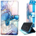 Samsung A36 - Telefoonhoesje - Book Case - Blue Marble