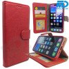 iPhone 16 Book Case Telefoonhoesje - Portemonnee  - Kaarthouder & Magneetsluiting - Rood