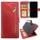 iPhone 12 Mini Telefoonhoesjes - Book Case - Rood- met rits