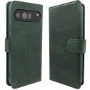 Google Pixel 9 Pro XL - Telefoonhoesje - Book Case - Donker Groen
