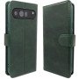 Google Pixel 9 Pro XL - Telefoonhoesje - Book Case - Donker Groen