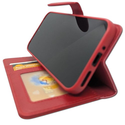 MDblue - Google Pixel 9 - Telefoonhoesje - Book Case - Rood