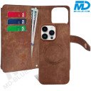 Samsung A54 Telefoonhoesje - Book Case - Portemonnee - Magsafe - 4 in 1 - Coffee