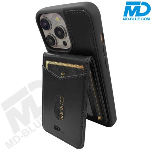 Samsung S25 Plus Telefoonhoesje - Back Cover - Card Houder -Portemonnee - Magsafe - 2 in 1 - Zwart  