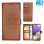 Samsung S25 Telefoonhoesjes - Book Case- Coffee
