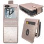 MDblue Rosé Goud Bookcase Hoesje voor Samsung Galaxy Z Flip 6 – Met Magneetsluiting & Kaartvak