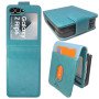 MDblue Sky Blue Bookcase Hoesje voor Samsung Galaxy Z Flip 6 – Met Magneetsluiting & Kaartvak