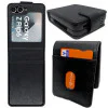 MDblue Zwart Bookcase Hoesje voor Samsung Galaxy Z Flip 6 – Met Magneetsluiting & Kaartvak